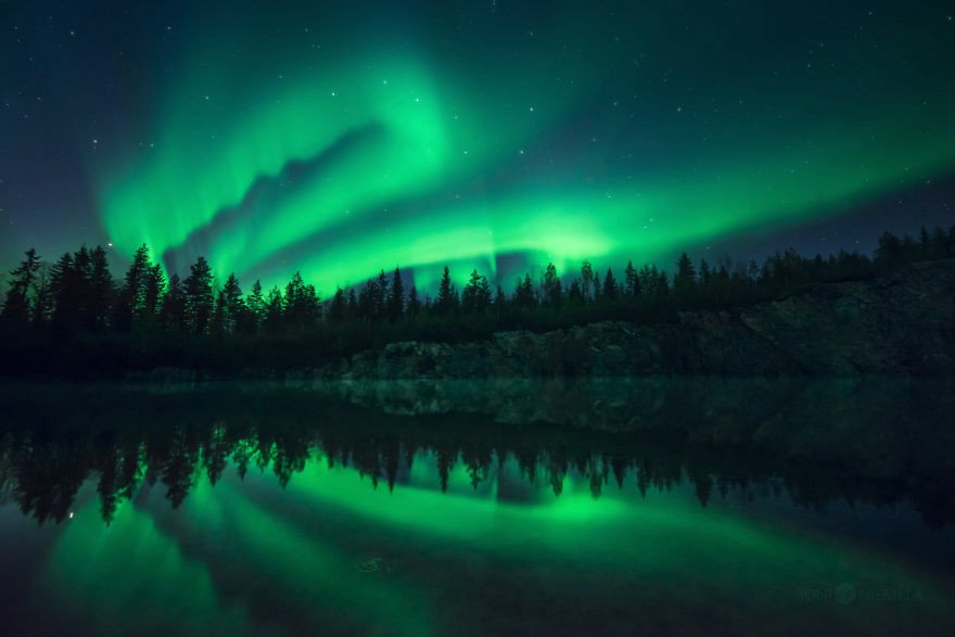 Βόρειο σέλας στη Φιλανδία: Ενα εντυπωσιακό «σόου» της φύσης [εικόνες]  | iefimerida.gr 6