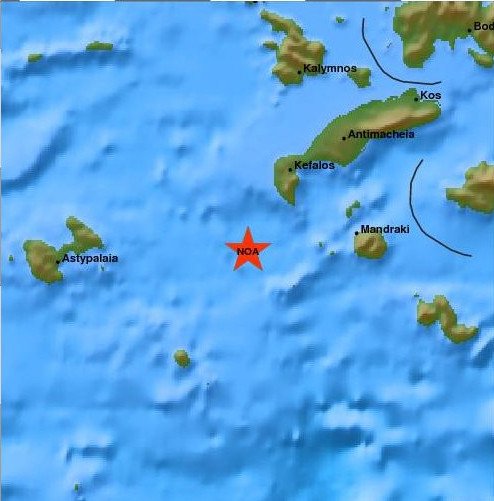 Ισχυρός σεισμός 5,3 Ρίχτερ ανοιχτά της Κω [εικόνες] | iefimerida.gr 0