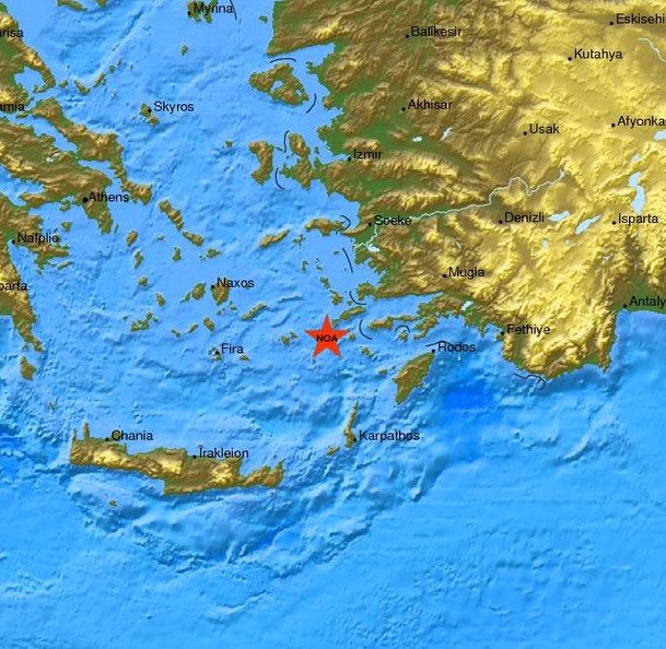 Ισχυρός σεισμός 5,3 Ρίχτερ ανοιχτά της Κω [εικόνες] | iefimerida.gr 2