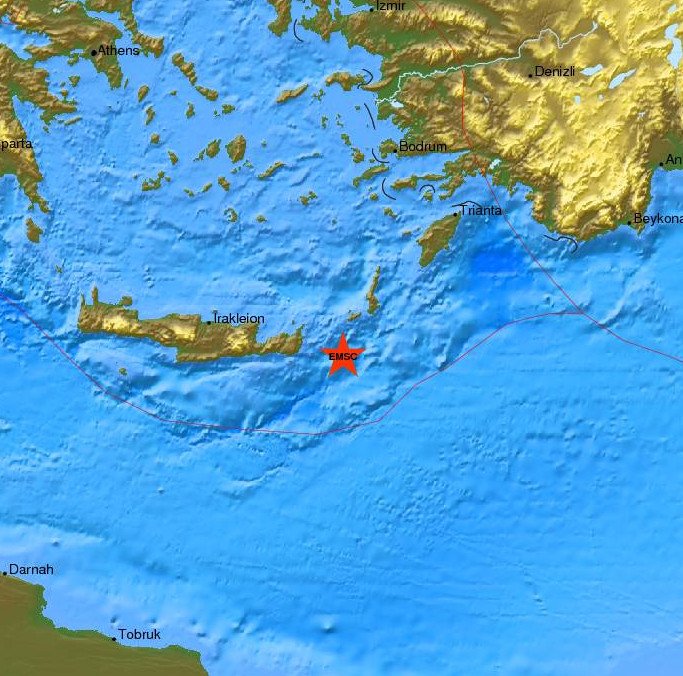 Κουνήθηκε πάλι η Κρήτη: Νέα σεισμική δόνηση 4,1 Ρίχτερ [εικόνες] | iefimerida.gr 0