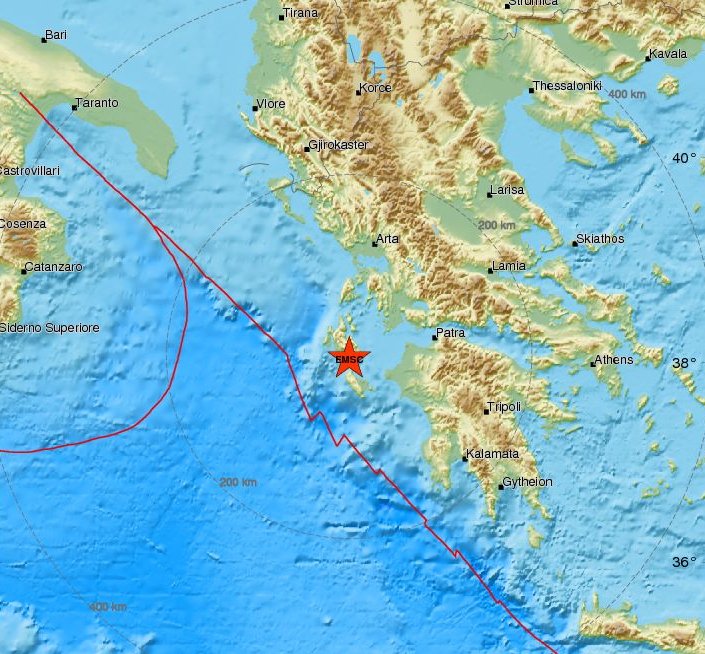 Σεισμική δόνηση 3,7 Ρίχτερ μεταξύ Ζακύνθου και Κεφαλονιάς [εικόνα] | iefimerida.gr 0