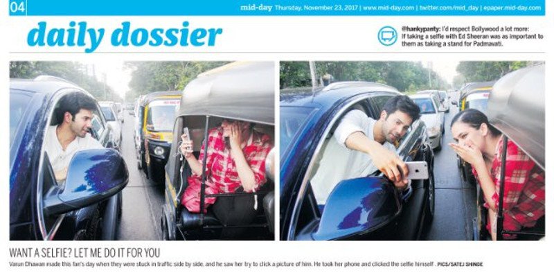 Πρόστιμο σε σταρ του Μπόλιγουντ για σέλφι με θαυμάστρια σε δρόμο με κίνηση [εικόνες] | iefimerida.gr 0