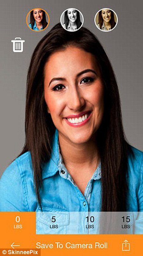 Καταπληκτική εφαρμογή για τις selfie -Με το πάτημα ενός κουμπιού «αδυνατίζετε» 7 κιλά [εικόνες] | iefimerida.gr 0