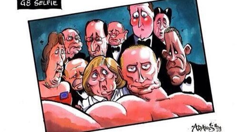 Το selfie των G8 -Ποιος πατά το κουμπί δείχνοντας ότι είναι το αφεντικό [εικόνα] | iefimerida.gr 0