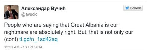 Εθνικιστικό παραλήρημα στο Twitter: Η προκλητική ανάρτηση του Αλβανού πρωθυπουργού που έριξε λάδι στη φωτιά [εικόνες] | iefimerida.gr 1