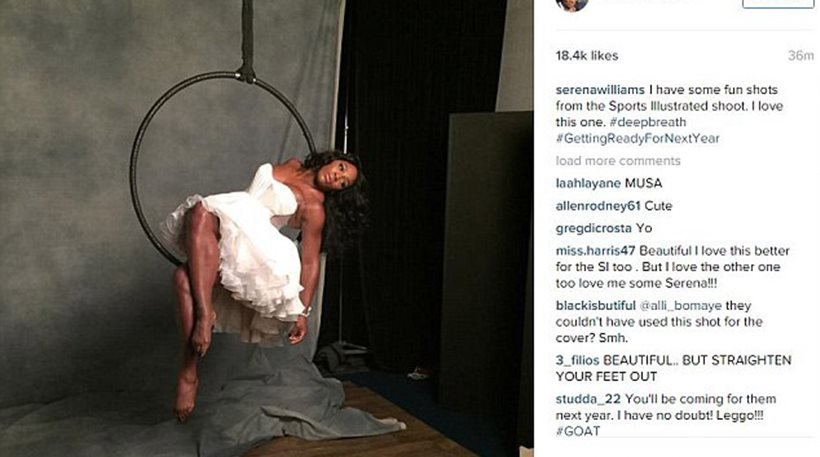 Αγνώριστη η Σερένα Γουίλιαμς -Αθλήτρια της χρονιάς 2015 [εικόνες] | iefimerida.gr 8