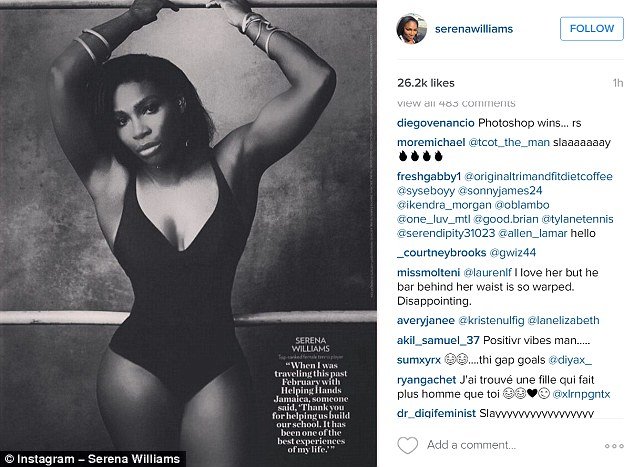 Η φωτογραφία της Σερένα Γουίλιαμς που εξόργισε τους φανς της -Αγνώριστη από το photoshop [εικόνες] | iefimerida.gr 0