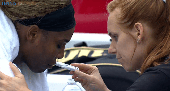 Κατέρρευσε ξανά η Σερένα Γουίλιαμς -Εφυγε υποβασταζόμενη από το κορτ [εικόνες&βίντεο] | iefimerida.gr 2