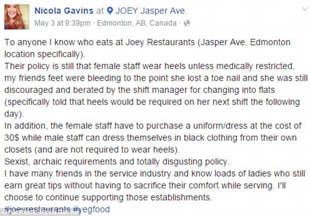 Ετσι είναι τα πόδια μιας σερβιτόρας που αναγκάζεται να φορέσει τακούνια στη δουλειά [εικόνες] | iefimerida.gr 1