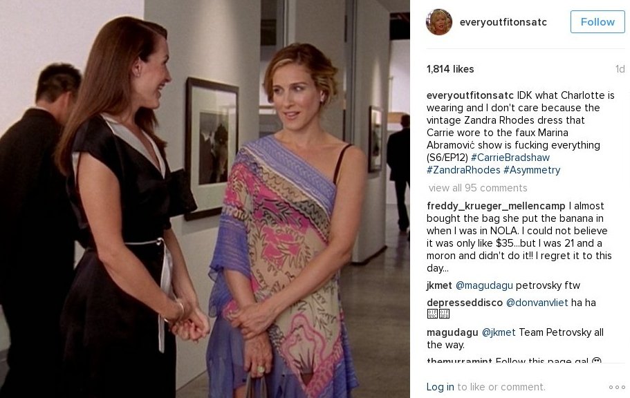 Σε αυτόν το λογαριασμό στο Instagram θα βρεις όλα τα ντυσίματα από το Sex And The City [εικόνες] | iefimerida.gr 1