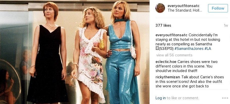 Σε αυτόν το λογαριασμό στο Instagram θα βρεις όλα τα ντυσίματα από το Sex And The City [εικόνες] | iefimerida.gr 2