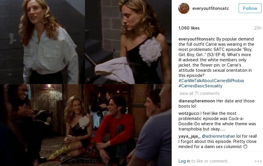 Σε αυτόν το λογαριασμό στο Instagram θα βρεις όλα τα ντυσίματα από το Sex And The City [εικόνες] | iefimerida.gr 0