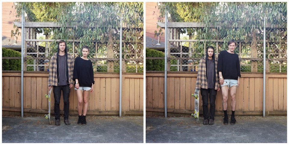 Ζευγάρια φορούν ο ένας τα ρούχα του άλλου και φωτογραφίζονται σε ένδειξη της αδιαπραγμάτευτης αγάπης τους [εικόνες] | iefimerida.gr 14