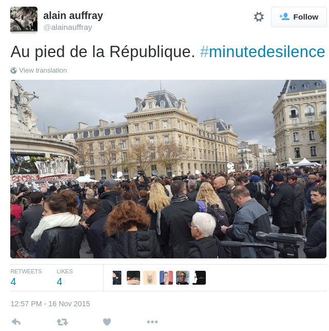 Ενός λεπτού σιγή για τα θύματα στο Παρίσι: Απόλυτη σιωπή από άκρη σε άκρη της Γαλλίας -Και στους G20 [εικόνες] | iefimerida.gr 3