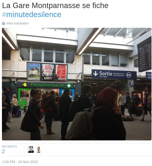 Ενός λεπτού σιγή για τα θύματα στο Παρίσι: Απόλυτη σιωπή από άκρη σε άκρη της Γαλλίας -Και στους G20 [εικόνες] | iefimerida.gr 4