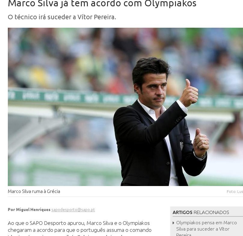 Συμφώνησαν Μάρκο Σίλβα και Ολυμπιακός [εικόνα] | iefimerida.gr 0