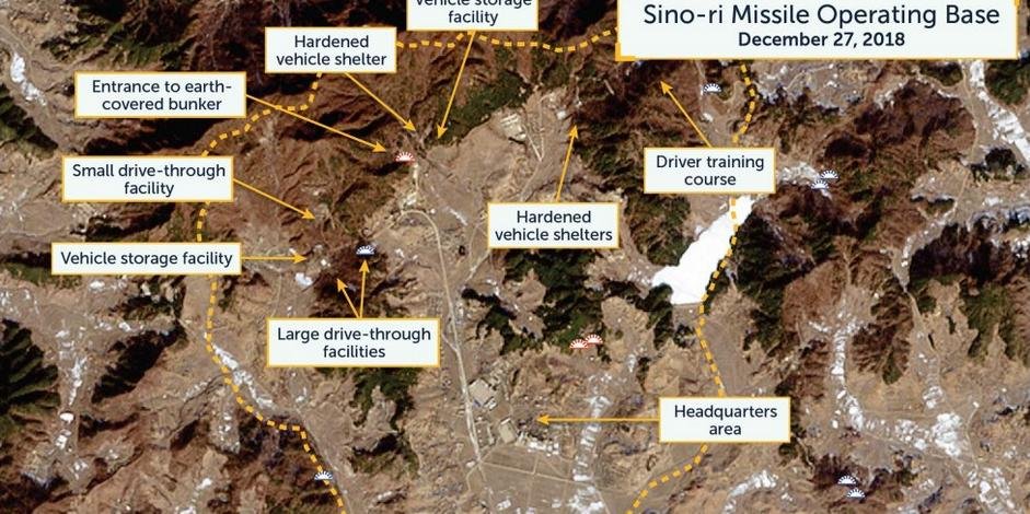 Δορυφορική φωτογραφία της μυστικής βάσης Sino-Ri, που ελήφθη στις 27 Δεκεμβρίου του 2018 (Φωτογραφία: CSIS)