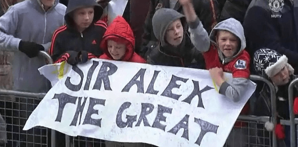 Εμεινε «άγαλμα» ο σερ Αλεξ Φέργκιουσον [εικόνες] | iefimerida.gr 4