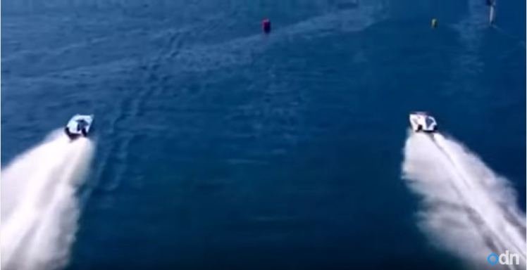 Η στιγμή που σκάφος που τρέχει με 150 χλμ. την ώρα, παίρνει τούμπες και γυρνάει ανάποδα [βίντεο] | iefimerida.gr 0