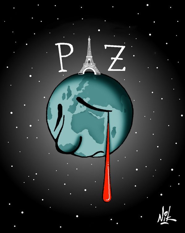 Τα μολύβια «θρηνούν» - Σκιτσογράφοι από όλο τον κόσμο για το μακελειό στο Παρίσι [εικόνες] | iefimerida.gr 11