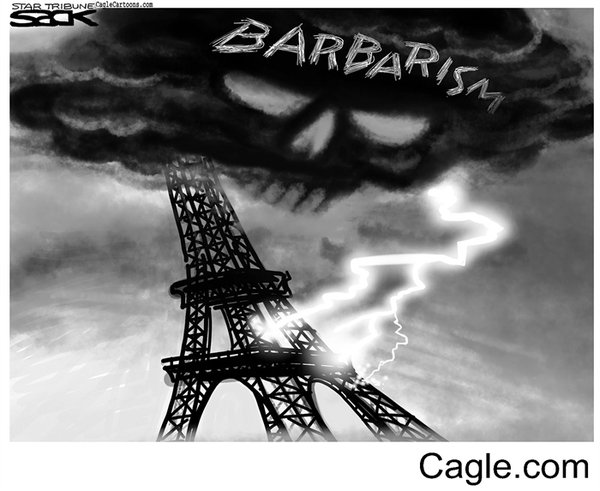 Τα μολύβια «θρηνούν» - Σκιτσογράφοι από όλο τον κόσμο για το μακελειό στο Παρίσι [εικόνες] | iefimerida.gr 2