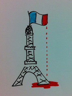 Τα μολύβια «θρηνούν» - Σκιτσογράφοι από όλο τον κόσμο για το μακελειό στο Παρίσι [εικόνες] | iefimerida.gr 5