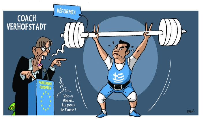 Η ελληνική κρίση σε 11 σπαρταριστά σκίτσα του ξένου Τύπου [εικόνες] | iefimerida.gr 1