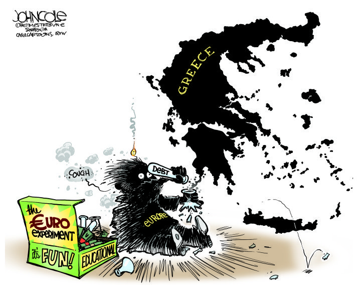Η ελληνική κρίση σε 11 σπαρταριστά σκίτσα του ξένου Τύπου [εικόνες] | iefimerida.gr 4