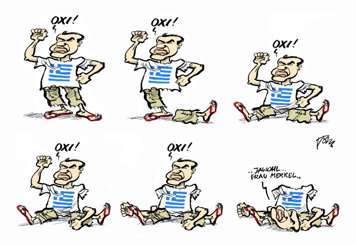 Η ελληνική κρίση σε 11 σπαρταριστά σκίτσα του ξένου Τύπου [εικόνες] | iefimerida.gr 5