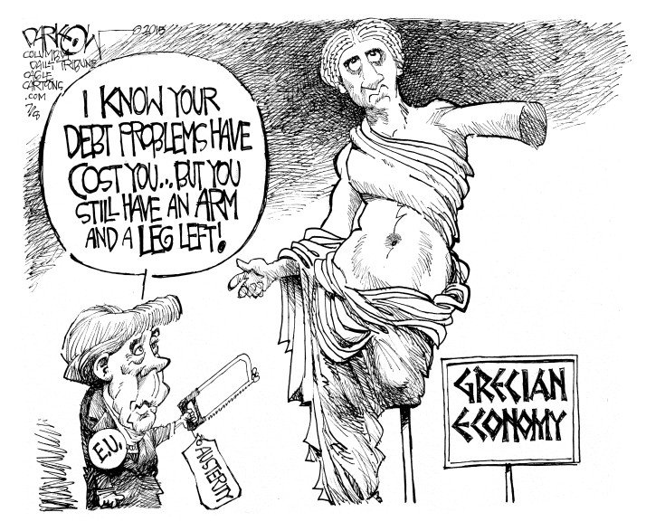 Η ελληνική κρίση σε 11 σπαρταριστά σκίτσα του ξένου Τύπου [εικόνες] | iefimerida.gr 6