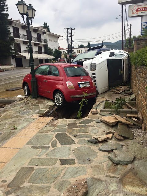 Σάρωσε τη Σκόπελο η θεομηνία -Βιβλική η καταστροφή, πρωτοφανείς εικόνες [εικόνες] | iefimerida.gr 4