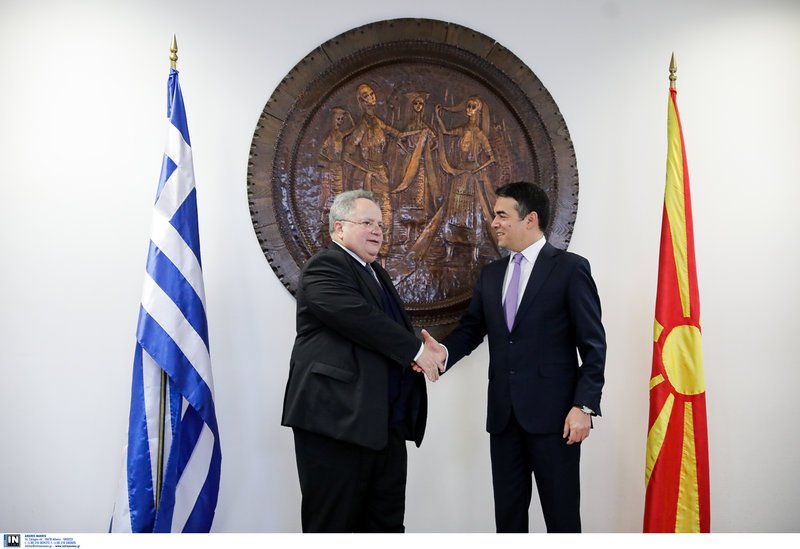 Ξεκίνησε η συνάντηση Κοτζιά-Ντιμιτρόφ στα Σκόπια -Τα αγκάθια για συμφωνία | iefimerida.gr 1