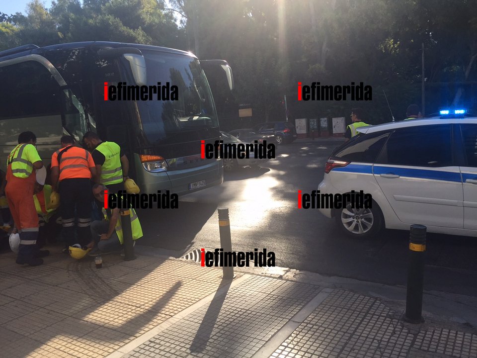 Η ΕΛ.ΑΣ. απαγόρευσε στους μεταλλωρύχους να περάσουν από το κέντρο με λεωφορείο [εικόνες] | iefimerida.gr 0