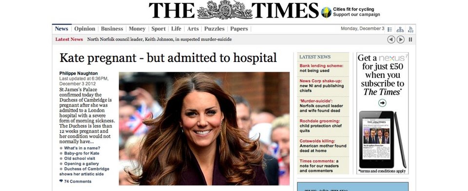 O παγκόσμιος τύπος αποθεώνει το έμβρυο της Κέιτ και του Ουίλιαμ [εικόνες] | iefimerida.gr 1