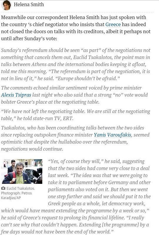 Τσακαλώτος στον Guardian: Η Ευρώπη δεν θα πρέπει να φοβάται το ελληνικό δημοψήφισμα | iefimerida.gr 0