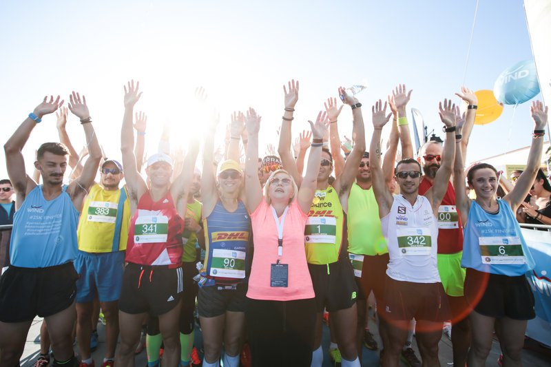 Αποψη του Spetses mini Marathon