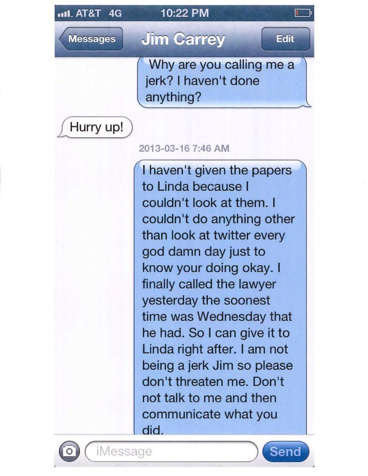 Τα sms που οδήγησαν τη σύντροφο του Τζιμ Κάρεϊ στην αυτοκτονία -Τι της έγραφε ο ηθοποιός [εικόνες] | iefimerida.gr 6