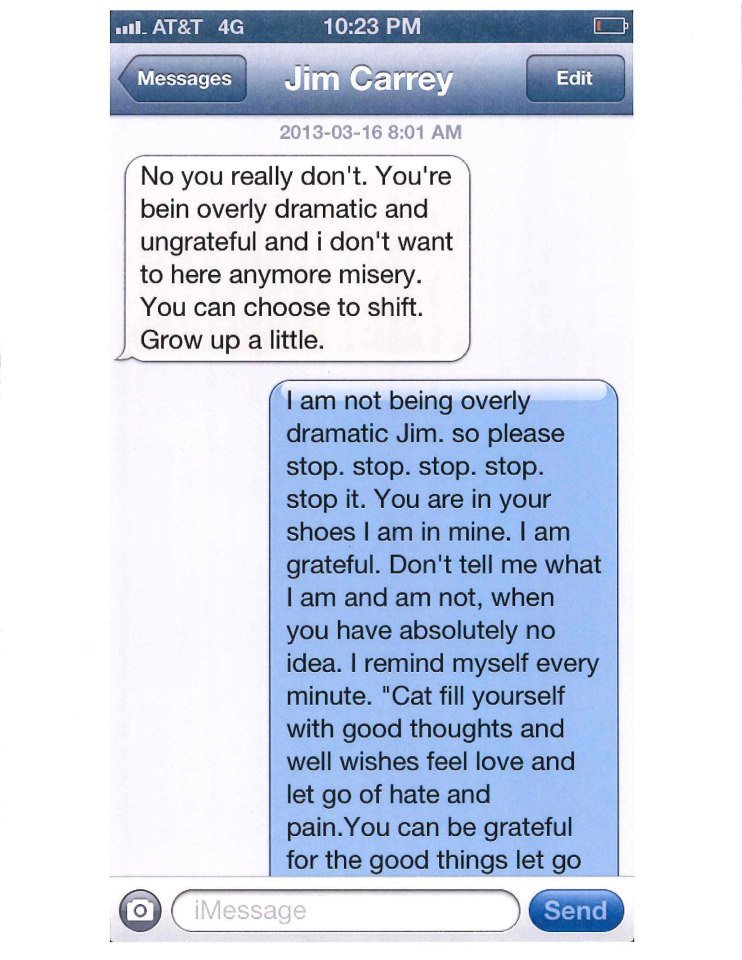 Τα sms που οδήγησαν τη σύντροφο του Τζιμ Κάρεϊ στην αυτοκτονία -Τι της έγραφε ο ηθοποιός [εικόνες] | iefimerida.gr 7