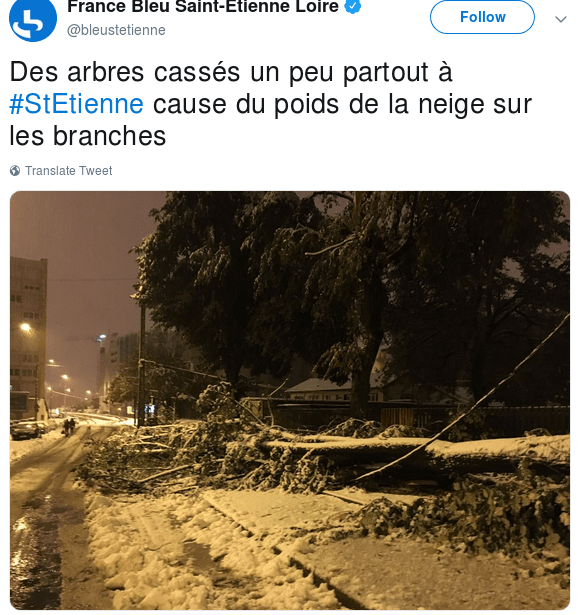 Σφοδρές χιονοπτώσεις σαρώνουν τη Γαλλία: Στους 40 πόντους το χιόνι -Χωρίς ρεύμα, χάος στους δρόμους [βίντεο]  | iefimerida.gr 0