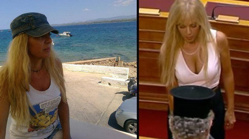 Η Μαρία Σόδη εγκατέλειψε το αβυσσαλέο ντεκολτέ [εικόνες] | iefimerida.gr 3