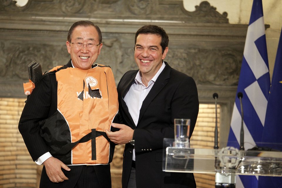 Το δώρο με «μήνυμα» που χάρισε ο Τσίπρας στον γ.γ. του ΟΗΕ -Το φόρεσε αμέσως [εικόνες] | iefimerida.gr 3