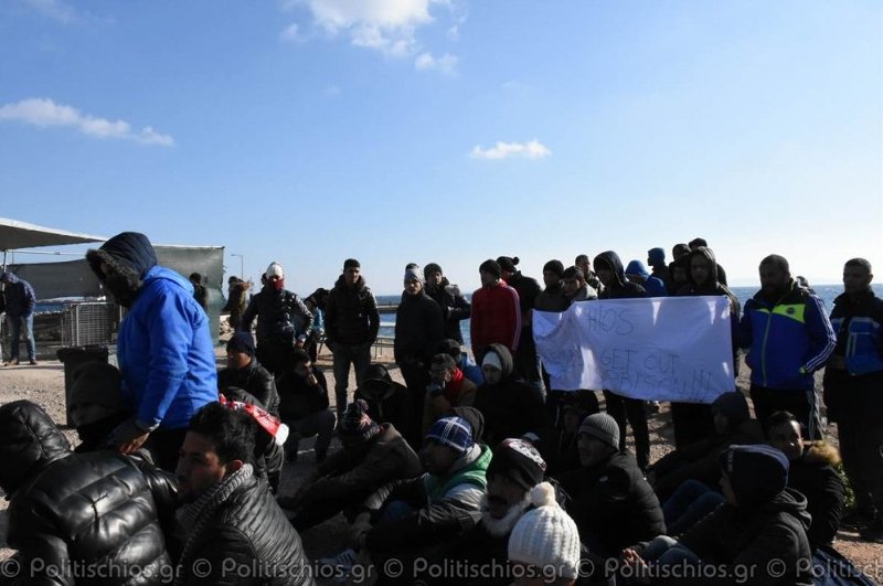 Κινητοποιήσεις από τους πρόσφυγες στον καταυλισμό της Σούδας -Ξεκίνησαν απεργία πείνας [εικόνες & βίντεο] | iefimerida.gr 1