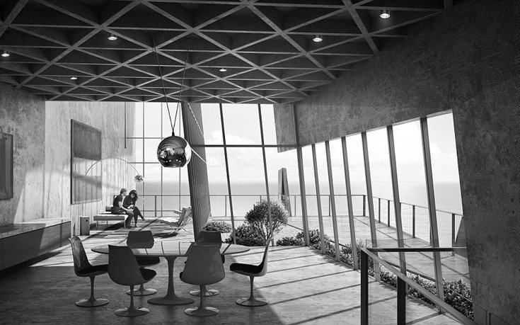 Το απόλυτο φουτουριστικό σπίτι της Ισλανδίας -Είναι χτισμένο μέσα στη ρωγμή ενός βράχου και κόβει την ανάσα [εικόνες]  | iefimerida.gr 2