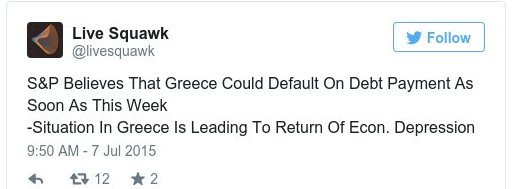 S&P: Η Ελλάδα μπορεί να κηρύξει χρεοκοπία ακόμη και αυτή την εβδομάδα | iefimerida.gr 0