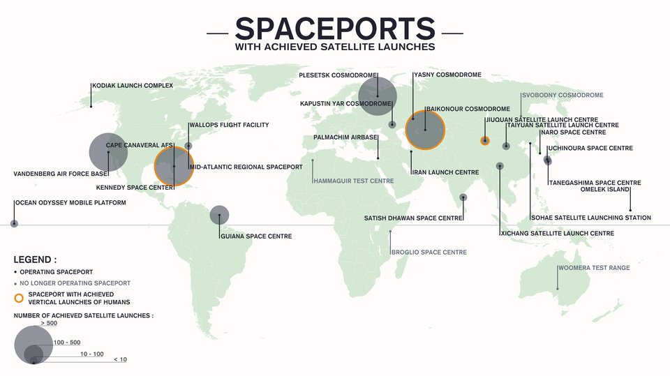 Από πού ξεκινά το διαστημικό ταξίδι –Τα σημεία από τα οποία εκτοξεύονται τα διαστημόπλοια [εικόνα] | iefimerida.gr 0