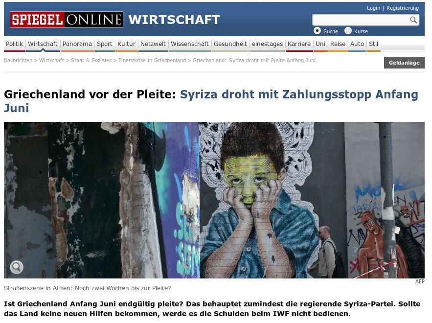 Spiegel: Η ελληνική χρεοκοπία πλησιάζει -Η κυβέρνηση απειλεί με στάση πληρωμών | iefimerida.gr 0