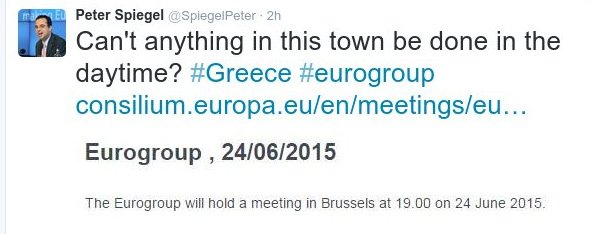 Ο Peter Spiegel αγανάκτησε: Γιατί όλα γίνονται βράδυ στις Βρυξέλλες; Δεν θα δω ποτέ την οικογένειά μου [εικόνες] | iefimerida.gr 1