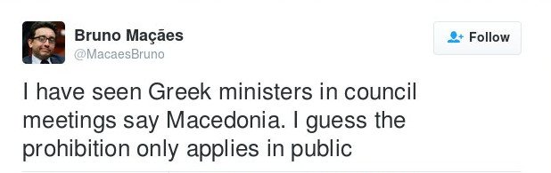 Πρώην υπουργός Πορτογαλίας: Ελληνες υπουργοί αποκαλούσαν σε συμβούλια τα Σκόπια «Μακεδονία» | iefimerida.gr 0
