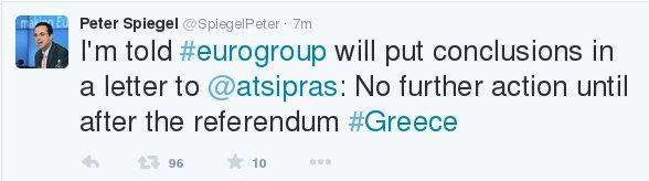 Eurougroup: Καμία ενέργεια πριν από το δημοψήφισμα | iefimerida.gr 1