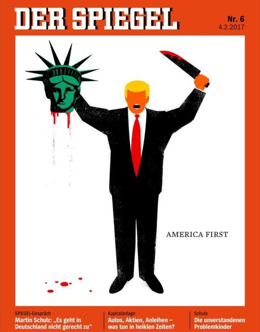 Σάλος με το εξώφυλλο του Spiegel με τον Τραμπ: Κακόγουστο, βλάπτει τη δημοσιογραφία | iefimerida.gr 0